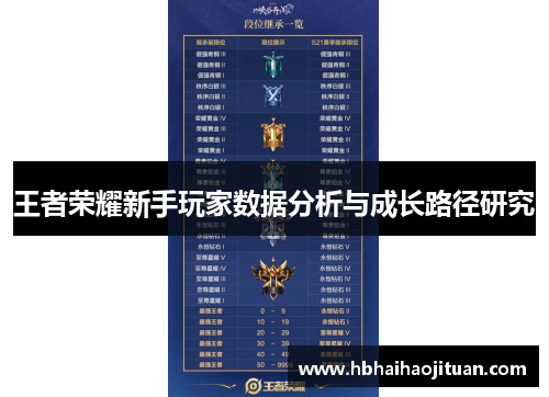 王者荣耀新手玩家数据分析与成长路径研究